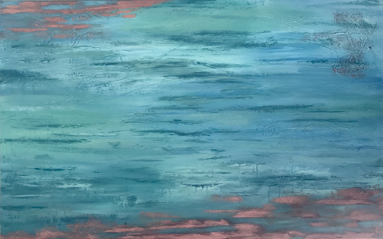 Daryache Arahm-Calm-Lake-30x48-acrylic-on-canvas-Regina-Petrecca-1