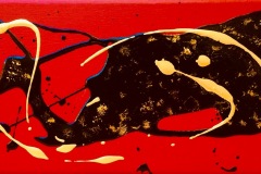 Orient Express II-6x12-acrylic on canvas-Regina Petrecca