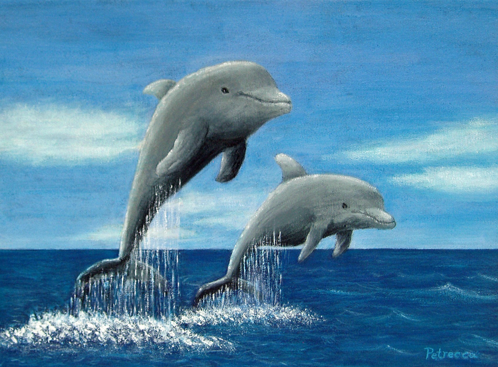 Leap for Joy-9x12-acrylic on canvas-Regina Petrecca