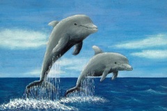 Leap for Joy-9x12-acrylic on canvas-Regina Petrecca