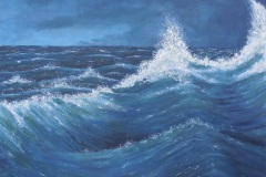 Rogue Wave-24x30-acrylic on canvas-Regina Petrecca