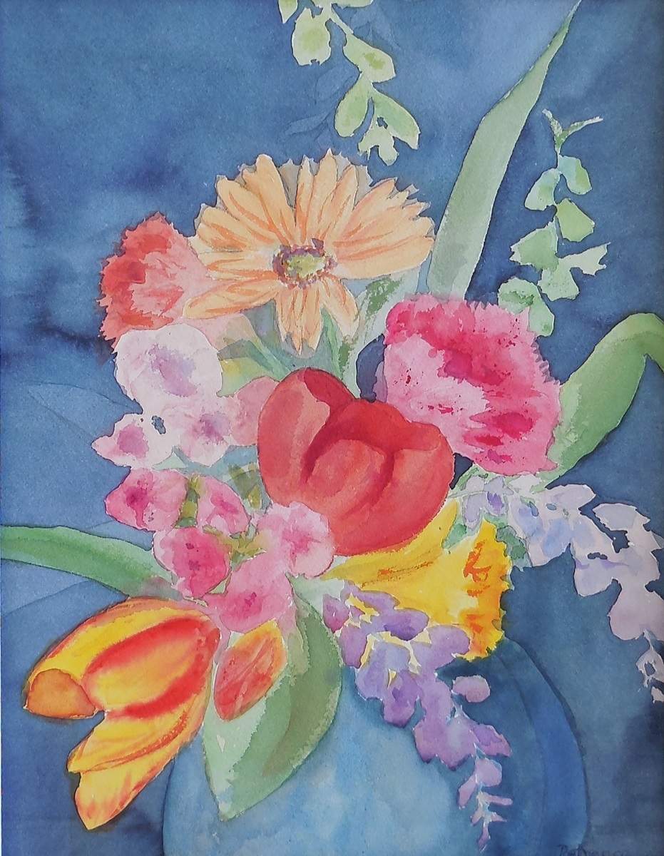 May Flowers-16x20-watercolor-Regina Petrecca