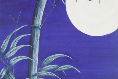 Moonlit Bamboo-15x30-acrylic on canvas-Regina Petrecca