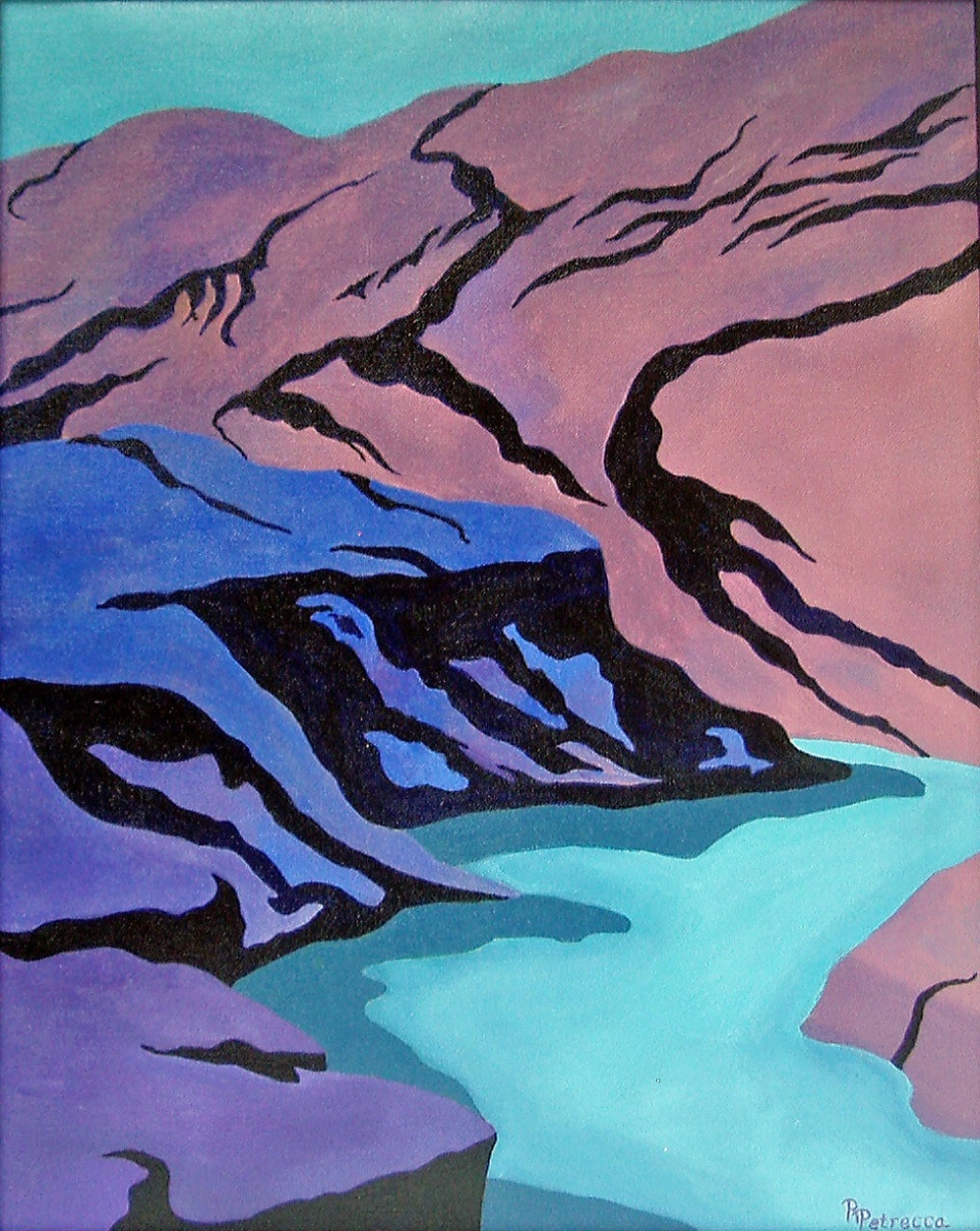 Grand Canyon-16x20-acrylic on canvas-Regina Petrecca
