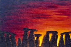 Megalith-16x20-acrylic on canvas-Regina Petrecca