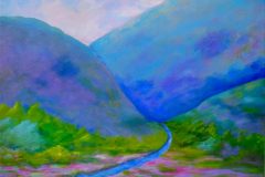 Valley Stream-16x20-acrylic on canvas-Regina Petrecca